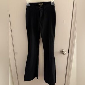 Like an Angel Black Velvet Boot Cut Pants